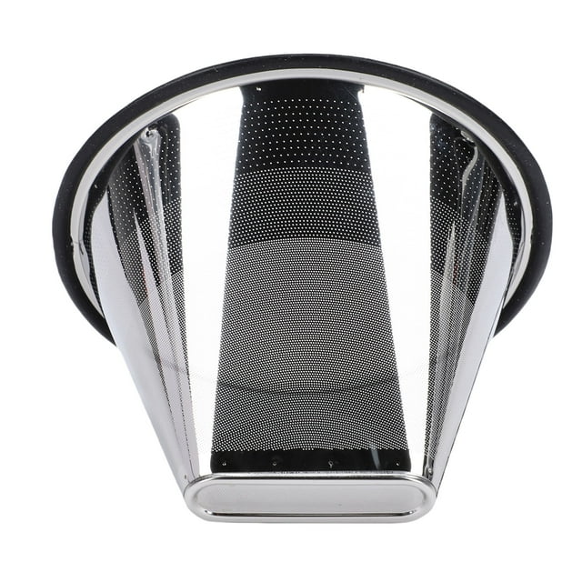 Filtre à Café en Acier Inoxydable Compatible avec Cafetière Moccamaster KBGV KBT Série Filtre à Café Cône Réutilisable en Métal Remplacement