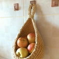 Wovilon Storage Trunk Storage Bags Hanging Wall Vegetable Fruit Baskets