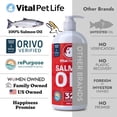 thumbnail image 3 of Vital Pet Life Salmon Oil for Dogs & Cats - Healthy Skin & Coat, Omega 3 EPA DHA, Supports Joint Health, 32 oz, 3 of 8