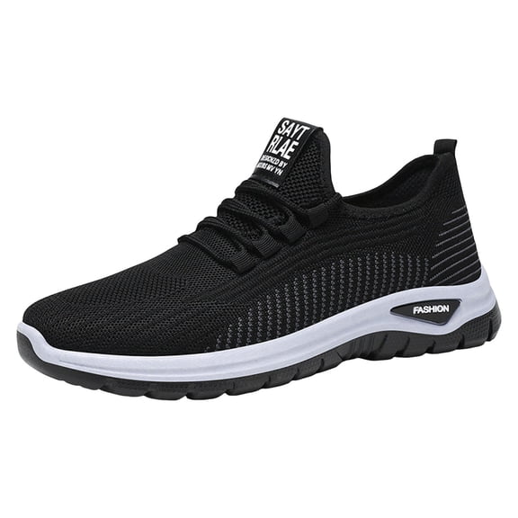 IUJSOY Running Sneakers for Men Lace up Athletic Soft Shoes for Gym Lightweight Tennis Shoes