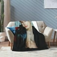 thumbnail image 5 of Stray Kids Bangchan Blanket Ultra-Soft Micro Fleece Blankets Throw Blankets Decoration Gift for Decor Home Sofa,Office,Dormitory Bed car Camp Couch All Seasons, 5 of 6