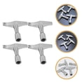 thumbnail image 1 of TEHAUX 4pcs Drum Keys Silver Aluminum Alloy Tuning Tools for Drums Performance, 1 of 8