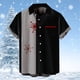 thumbnail image 2 of Playeras De Hombre Camiseta Informal De Verano De Manga Corta Con Cuello Redondo Y Estampado De Letras Y Caras Para Hombre, 2 of 4