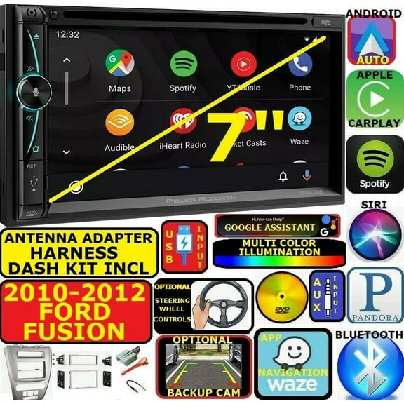 2010-2014 FORD MUSTANG GPS NAVIGATION BLUETOOTH CAR STEREO W/ APPLE CARPLAY