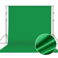 thumbnail image 2 of 2 * / 6.6 * 10ft Professional Green Screen Backdrop Studio Photography Background Washable Durable Polyester-Cotton Fabric Seamless One-Piece Design for Portrait Product, 2 of 7