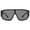 BLACK, variant on VE 4439 Plastic Womens Shield Optical Sunglasses Black 33mm Adult