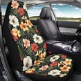 thumbnail image 4 of Jeiento Tropical Flowers Car Seat Covers Front Seats Only Soft High Back Driver Seat Cover Car Interior Protector Auto Bucket Seat Cover for Women Car Front Seat Cover Car Accessory, 1 Piece, 4 of 6