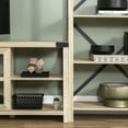 thumbnail image 6 of Manor Park Rustic Industrial 3 Piece Entertainment Wall Set, White Oak, 6 of 10