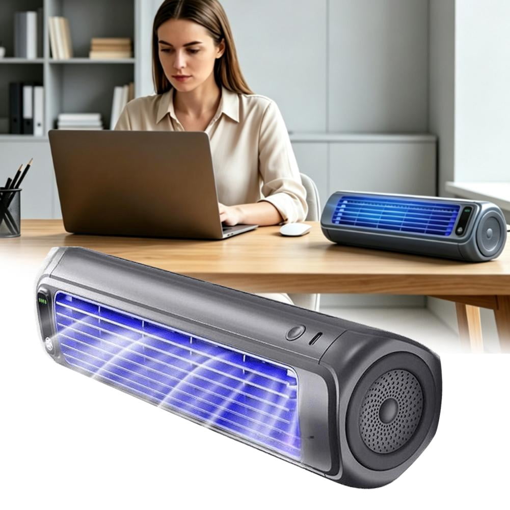 Tower Fan For Bedroom, 12.3" Cooling Wall Mount Fan for Room USB Bladeless Fan for Bedroom Dormitory Kitchen Office