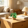 thumbnail image 6 of Artificial Potted Plant,Weather Resistant Fake Plant in Woven Basket Faux Greenery Decor for Home Tabletop Living Room Office Shelf, 6 of 6