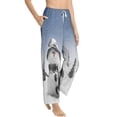 thumbnail image 2 of Sigee Snowman And Christmas Tree Print Women's Soft Pajama Pants - Breathable and Comfortable Lounge Sleep Bottoms with Elastic Waistband and Pockets-Large, 2 of 9