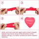 thumbnail image 4 of Globos en forma de corazón, decoraciones para fiesta de boda, compromiso del Día de San Valentín, 100 Uds., 4 of 5