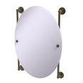 thumbnail image 1 of Prestige Skyline Collection Oval Frameless Rail Mounted Mirror, 1 of 1