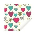 thumbnail image 2 of SeekLGT Valentine's Day Wrapping Paper Roll Colorful Love Heart Pattern Gift Wrap for Holiday Party Supplies & Anniversary, 2 of 5