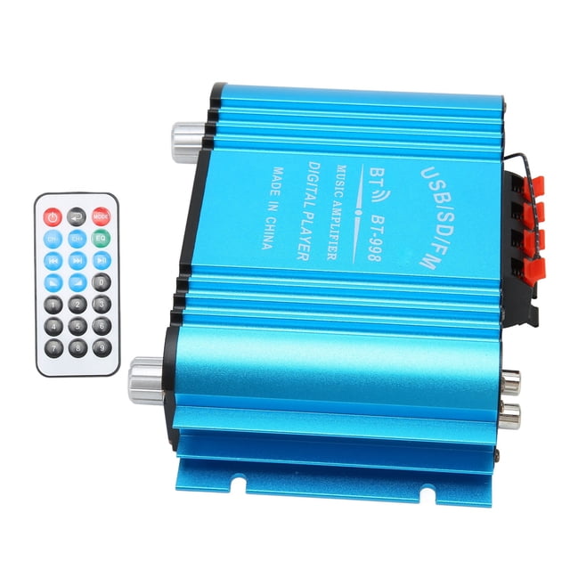 Amplificador de altavoz para automóvil amplificador inalámbrico Control remoto de baja distorsión de sonido clara para vehículo