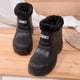 thumbnail image 4 of Botas de nieve de invierno para hombres y mujeres, impermeables, con forro polar y carcasa de EVA, botas de lluvia cálidas, para lavado de autos, pesca, zapatos de algodón de caña alta, 4 of 5