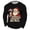 Black, variant on Christmas Shirts for Men Long Sleeve Casual Crewneck Waffle Shirt Funny Santa Claus Graphic Holiday Shirts