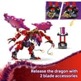 thumbnail image 6 of LEGO NINJAGO Thunderfang Dragon of Chaos Building Toy for Kids Ages 8+ - Dragon Rising Playset with 6 Minifigures and Poseable Dragon Figure - Birthday Gift Idea for Boys and Girls - 71832, 6 of 8