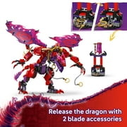 LEGO NINJAGO Thunderfang Dragon of Chaos Building Toy for Kids Ages 8+ Dragon Rising Playset with 6 Minifigures and Poseable Dragon Figure - Birthday Gift Idea for Boys and Girls - 71832