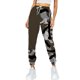 thumbnail image 2 of Gibobby Pantalones de chándal con bolsillo para mujer, estampado, cómodos, de cintura alta, para entrenamiento, salón atlético, informales, para correr (Brown, M), 2 of 5