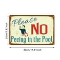 2024 New Swimming Pool Metal Sign Decor Pool Gifts For Pool Summer
