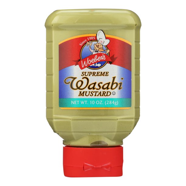 Woeber'S Supreme Wasabi Mustard, 10 Oz.
