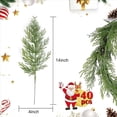 thumbnail image 3 of 80 Piezas de Ramitas de Cedro Artificiales, Ramas en Aerosol de Cedro SintéTico, Tallos de CipréS de Cedro, PúAs de Pino, VegetacióN de PláStico, Bricolaje NavideñO, 3 of 5