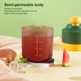thumbnail image 3 of relayinert Juicer Cup Manual Press Grape Lemon Orange Watermelon Rotary Fruit Squeezer Plastic Maker Portable Kitchen Processor Pink, 3 of 5