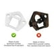 thumbnail image 2 of sweethay Aleación de aluminio RV toldo soporte inferior pie pie inferior soporte toldo pie inferior RV Camper Accesorios para vehículos recreativos, 2 of 6