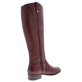 thumbnail image 2 of INC Womens Fawne Leather Knee-High Riding Boots Red 6.5 Wide (C,D,W), 2 of 2