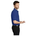 thumbnail image 3 of Port Authority Men's Silk Touch Classic Comfortable Polo Shirt Royal 3X-Large, 3 of 3