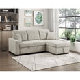 thumbnail image 2 of Lexicon Waitsfield 2-Piece Textured Sectional with Right Chaise in Sand, 2 of 9
