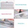 thumbnail image 5 of BOVKE Switch Case Compatible with Nintendo Switch, Hard Protective Nintendo Switch Carrying Case with Game Cartridges Storage & Playstand Function, Extra Mesh Pouch for Switch Accessories, Black, 5 of 7