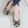 thumbnail image 5 of Mepaouo Women's Round Toe Ballet Flats Bow Dressy Slip on Office Walking Loafers Shoes for Women, 5 of 8