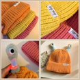 thumbnail image 3 of Gorro de punto con LED de pequeño monstruo, lindo gorro de punto con LED, sombrero de monstruo de tentáculos, gorro retráctil, 3 of 3