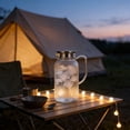 thumbnail image 6 of JHyouerji Plastic Pitchers,Clear Water Pitcher with Removable Lid,Juice Jug for Iced Tea Cold Hot Drink, 6 of 7