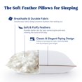 thumbnail image 3 of Juego de 2 almohadas Feather Down® Queen Size Pillows, 100% algodón, 3 of 8