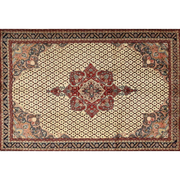 Ahgly Company Indoor Rectangle Traditional Red Brown Persian Area Rugs, 2' x 4'