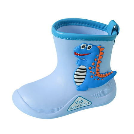

Rovga Children Cute Cartoon Fashion Waterproof And Non-Slip Rain Boots Rain Boots Soft Bottom Fashion Rain Boots Kids Running Shoes