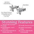 thumbnail image 3 of Cate & Chloe Lealani 18k White Gold Plated Dainty Stud Earrings for Women with Swarovski Crystals, 3 of 8