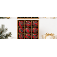 thumbnail image 2 of Christmas Ornament Ball Hanging Decor, Festive Tree Decoration For Wreath Window Fireplace Or Party Display, Holiday Home Accent, 2 of 4