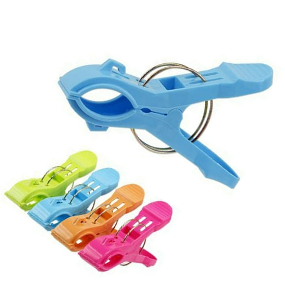 Beach Towel Clips Jumbo Clips Chair Clips Towel Holder for Keeping Towels Sheets Quilts Clothes from Blowing 4pcs