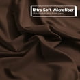 thumbnail image 3 of HIG Light Weight Down Alternative Comforter Set, Twin, Chocolate, Reversible, 3 of 8