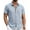 Light Blue, variant on Men's Button Down Shirts Short Sleeve Tops Casual Summer Beach Vacation Wedding Linen Shirt with Pocket