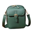 thumbnail image 4 of Bolso de hombro de piel sintética para hombre, ideal para viajes de negocios y actividades al aire libre. verde, 4 of 8