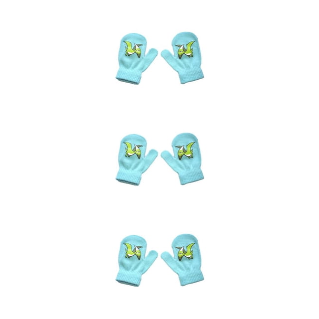 Manoplas de punto Minnieouse para niños Dinosaurio CBP337100