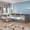 Grey, variant on L-Shaped Twin Daybed Frame with Multiple Functional Designs, 2-Person Sleeping Space, 3 Storage Drawers & 5-Grid Bookshelf, Wooden Corner Sofa Bed for Bedroom Living Room Guest Room,White