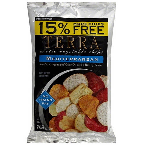 Terra Chips Mediterranean Exotic Vegetable Chips, 6.8 oz (Pack of 12