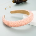 thumbnail image 1 of Diadema con cuentas tejidas a mano para el cabello Homing Hair Hoop, estilo barroco, esponja, accesorios simples para el cabello facial para mujer, 1 of 6