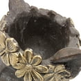 thumbnail image 5 of A&B Home Cat Head with Gold Wreath Magnesium Planter 8.5" x 7.7" x 12.4", 5 of 7